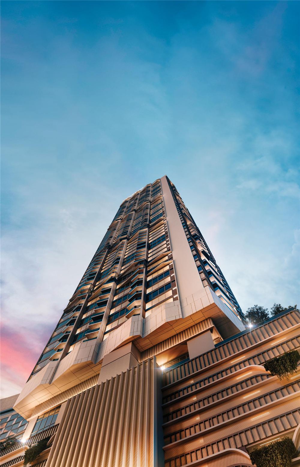 The 69-storey tower, artist's impression
